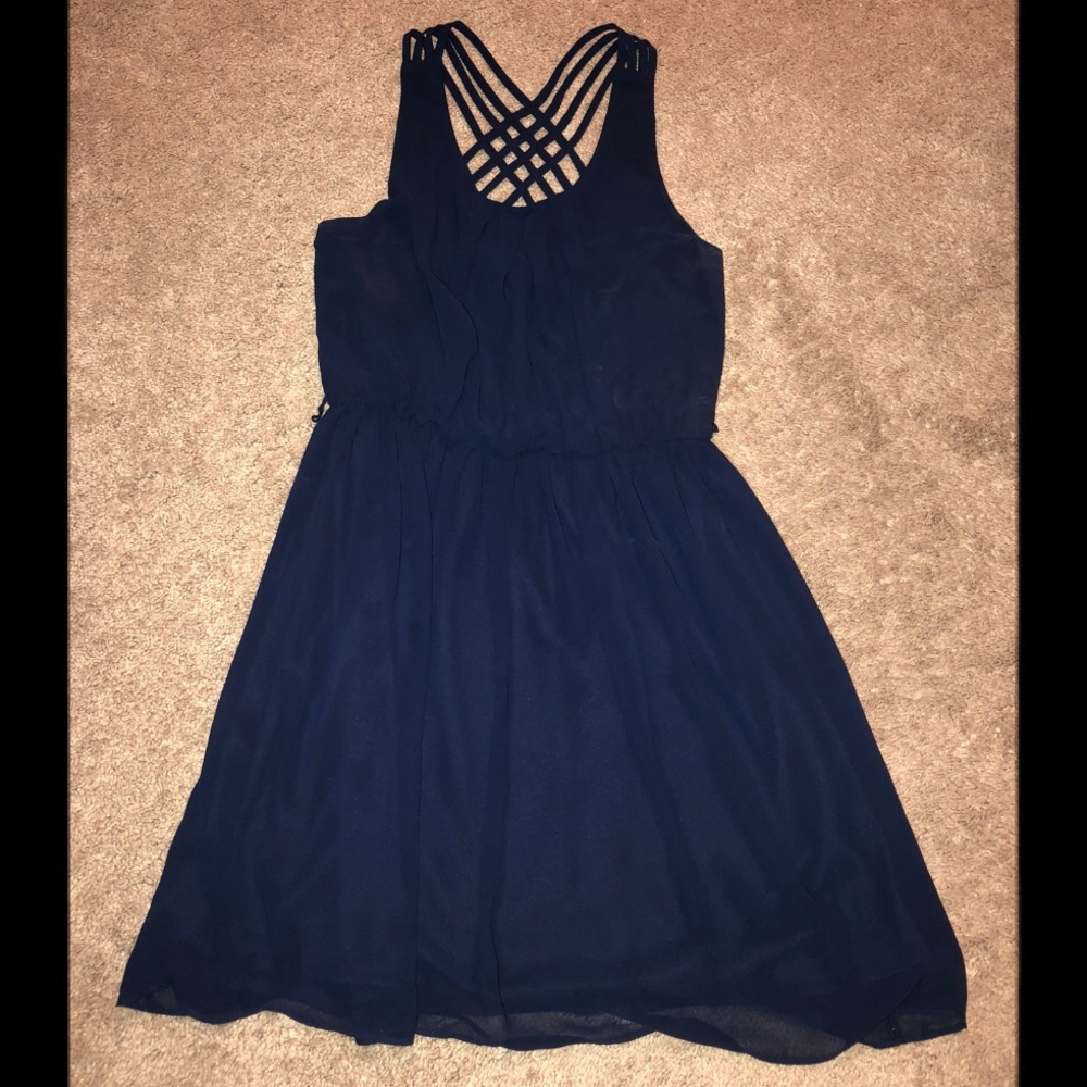 Navy blue dress